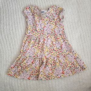 Fall Flower Print Derss From Old Navy Size S 6-7